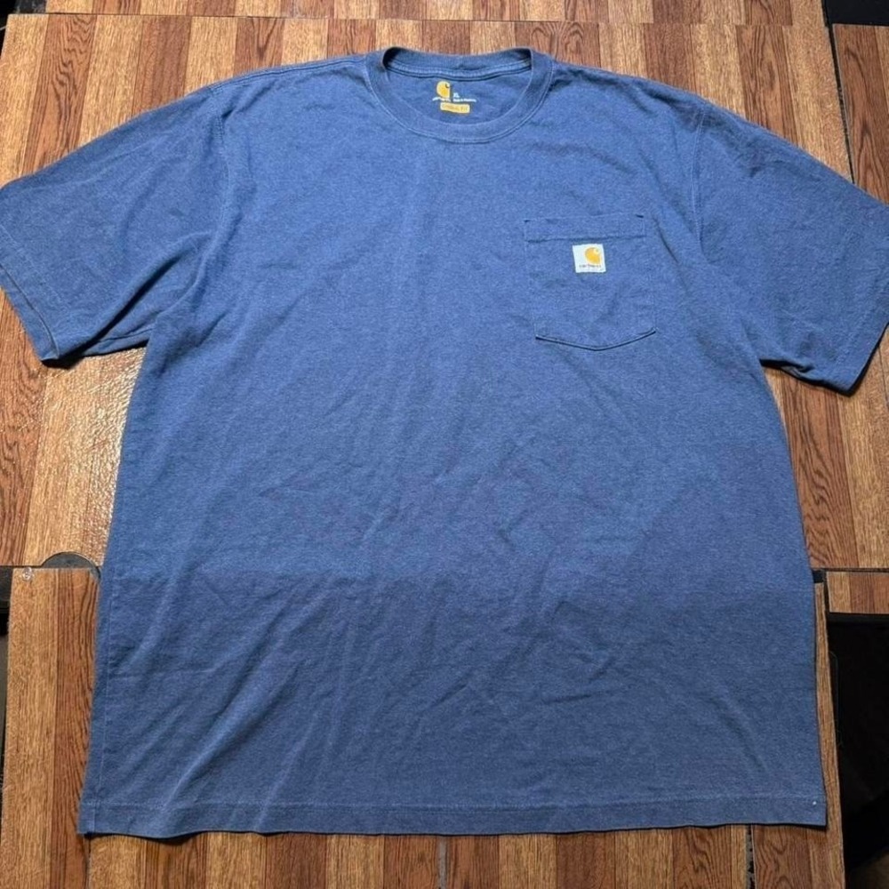 Carhartt Blue Original Workwear‎ Pocket Crew Shirt XL